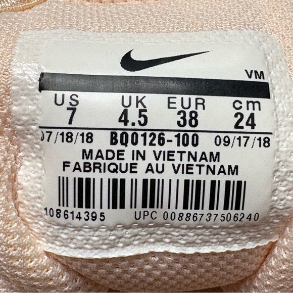 Nike Air Max Axis Premium Running Shoes Sneakers Womens 7 Guava Ice Peachy Pink - Picture 10 of 10